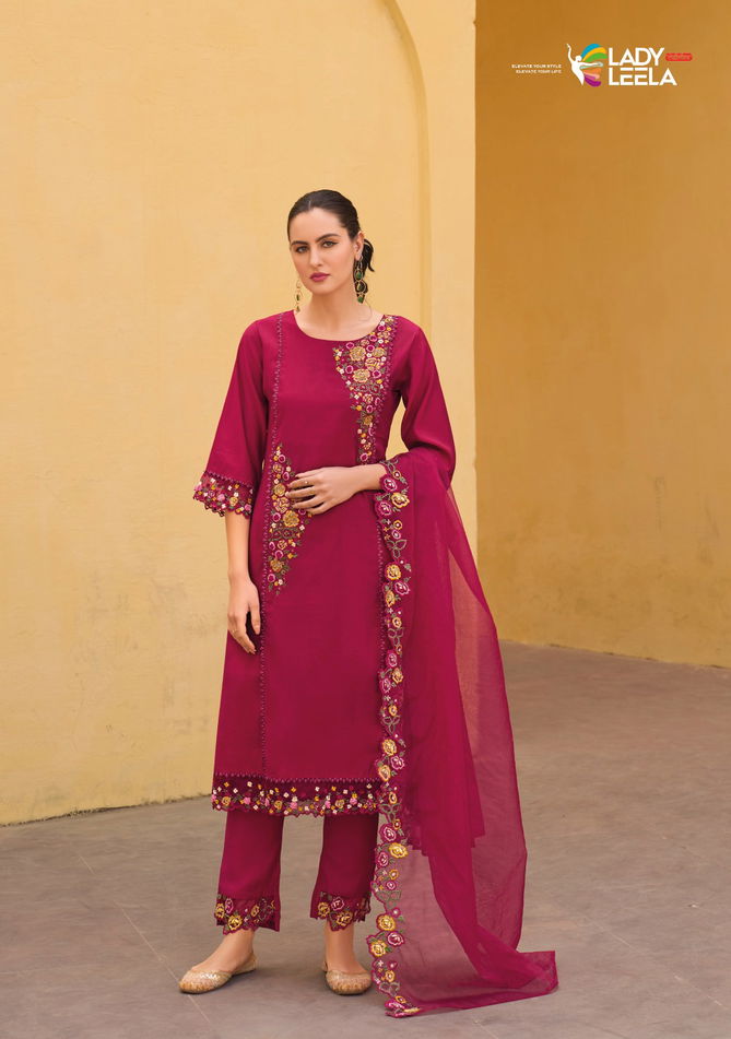 Shiddat 2 By Lady Leela Heavy Embroidered Kurti With Bottom Dupatta Wholesale Market In Surat
